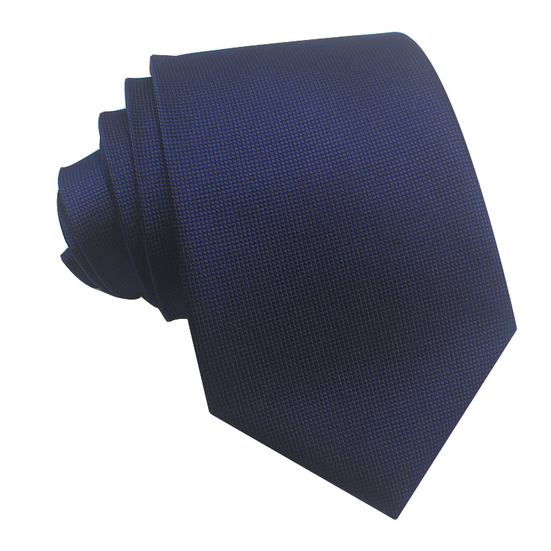 Picture of 25 New 8cm Polyester Jacquard Stripesd Tie 7cm Men's and Women's Business Formal Wear Casual High-End Red Black Blue