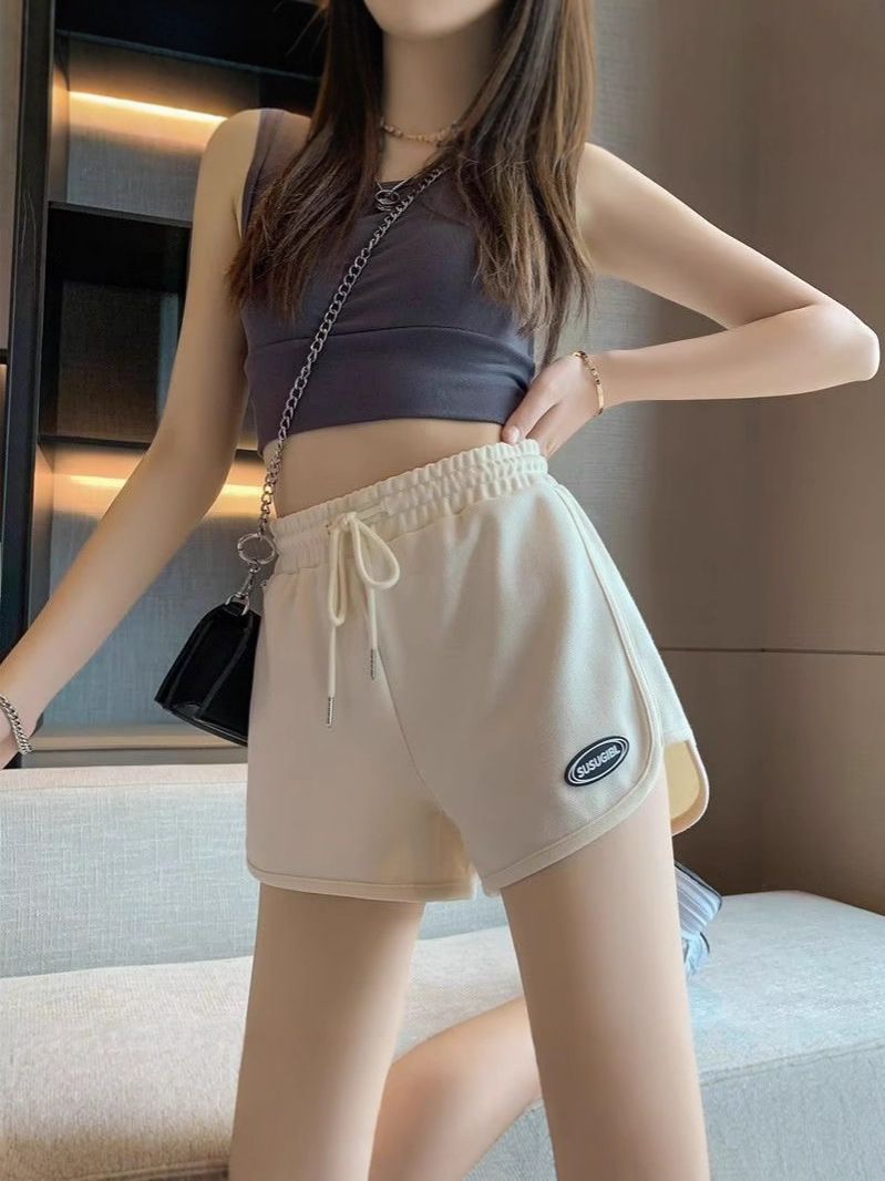 New leg length 2023 summer loose slimming hot pants women's Korean version of versatile casual 3-point sports yoga pants hundred