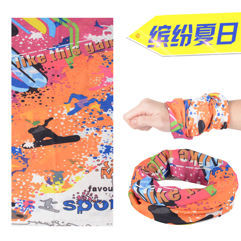 Picture of Magic Hood Face Scarf Men's Sports Outdoor Sunscreen Neck Protector Neck Sleeve Thin Women's Fishing Riding Varied Scarf