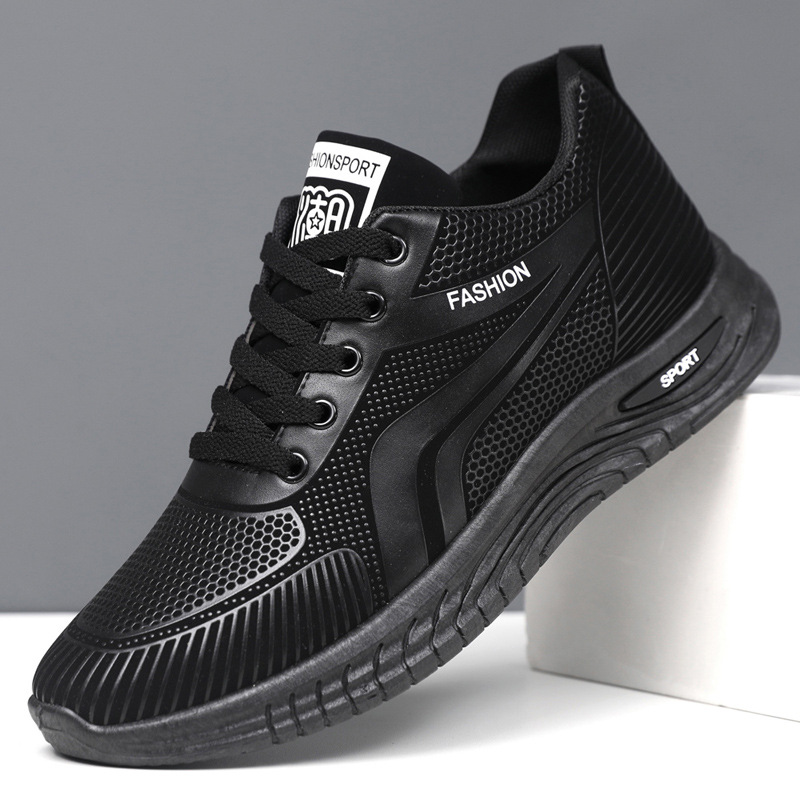 Spring and Autumn Leather Waterproof Non-slip Sports Casual Shoes Lightweight All-match Casual sneaker Wear-resistant Dirty-resistant Work Shoes
