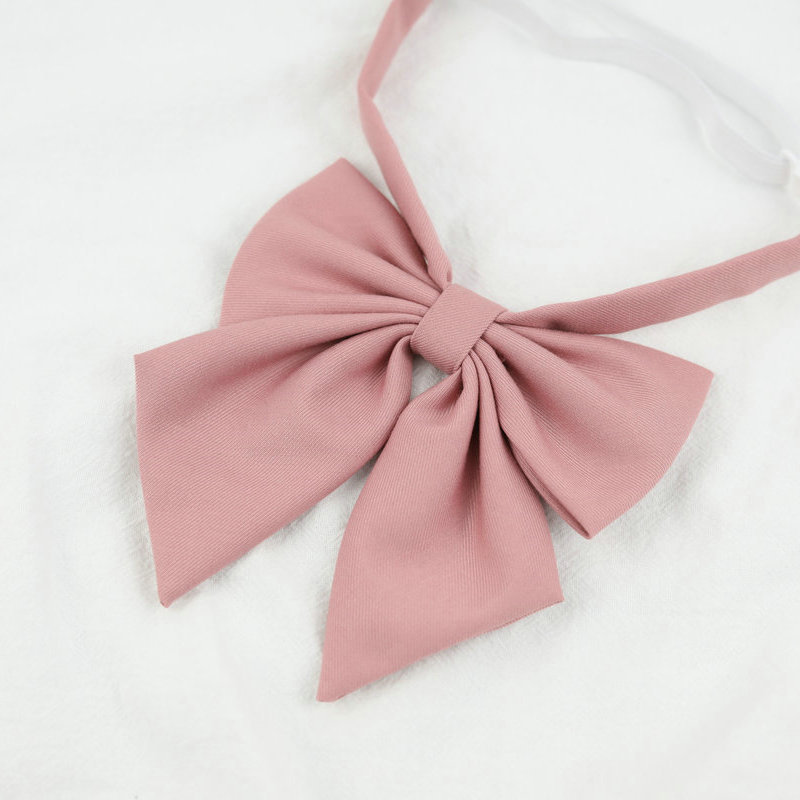 Picture of JK Uniform College Style Solid Color Female Student Bow Tie School Uniform Japanese Style Seikan Suit Bow Red Roots