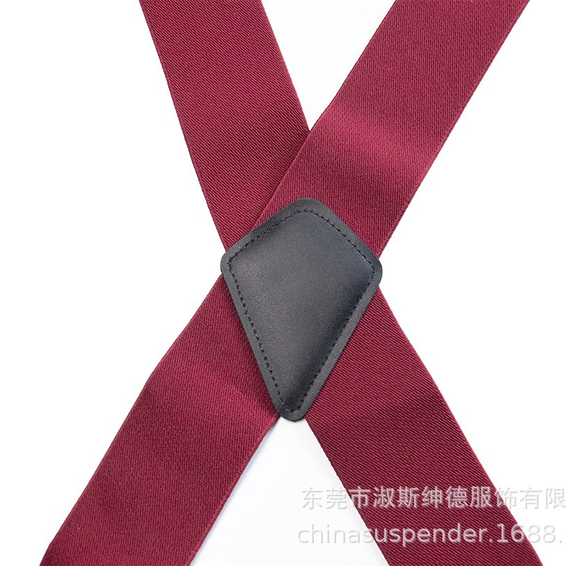 Picture of Cross mirror e-commerce men's strap clip widened 5.0cm suspenders adult men's work strap clip men's strap