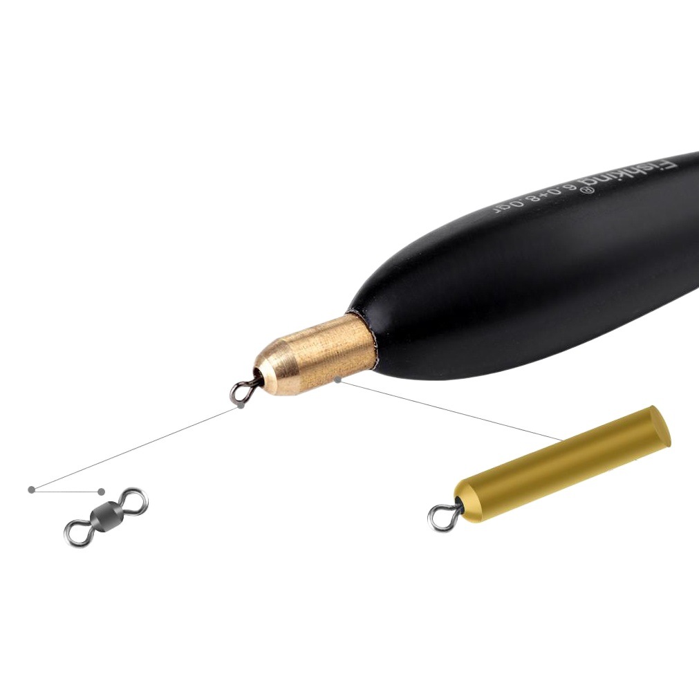 Fishking Fish Floating Fishing Floating Copper Head with Lead Pendant Bal Fir Large Buoyancy Bold Four Pack Wholesale