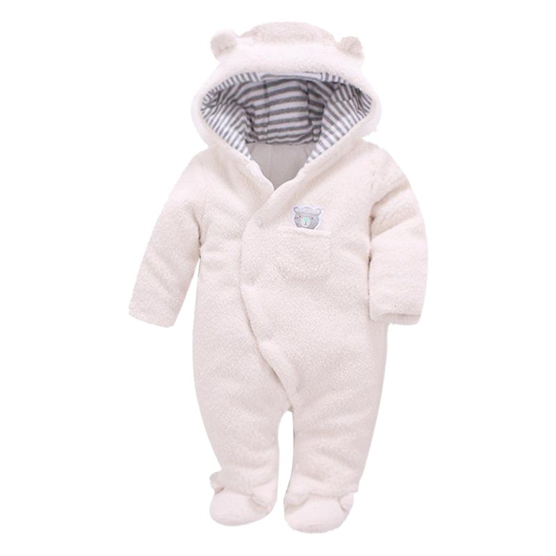 Baby's jumpsuit Foot-wrapped cotton-padded baby's clothes jumpsuit thickened winter outerwear for infants and toddlers climbing suit for men