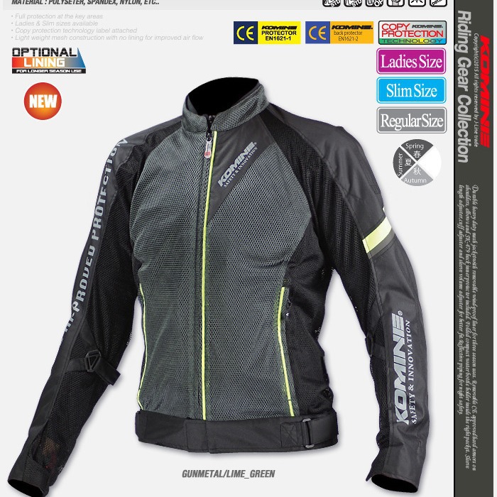 JK-098 Motocross Jacket Riding Clothing Summer and Autumn Mesh Riding Clothing Men's and Women's Motorcycle Clothing