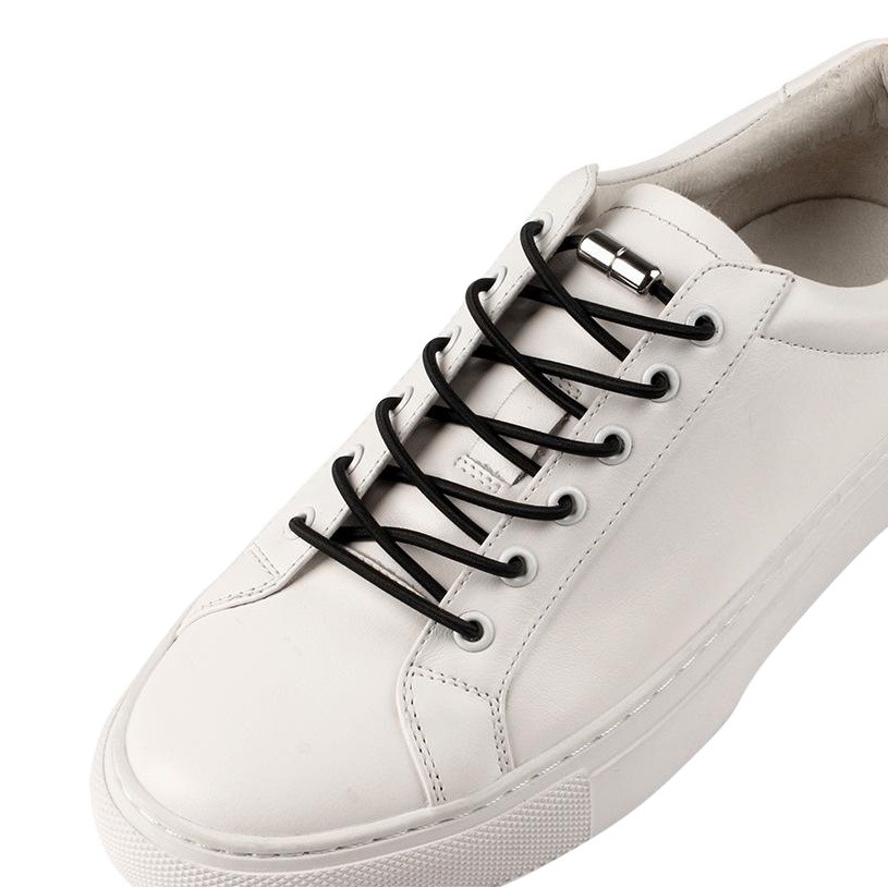 Picture of Elastic Lazy-Free Shoelaces Children's Round Elastic Metal Capsule Buckle Shoelaces