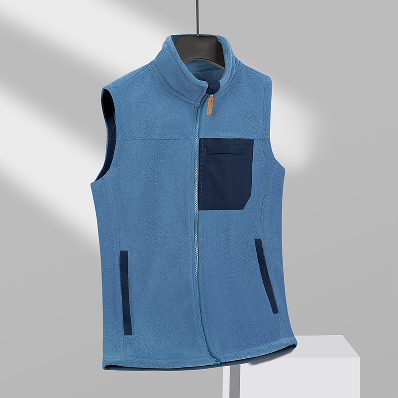Picture of Vest Men's Spring and Autumn Fleece Sleeveless Fleece Vest Outdoor Fleece Vest Vest Women Fleece Jacket