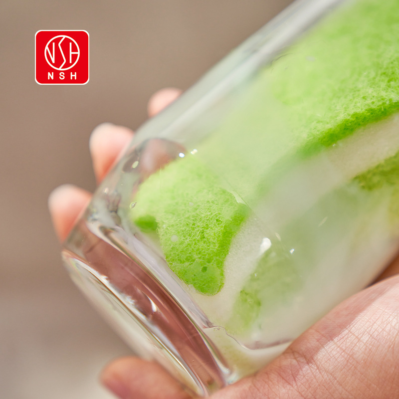 Picture of NSH. Household sponge wipe creative fish-shaped three-layer kitchen cleaning scouring pad magic scrub dish artifact