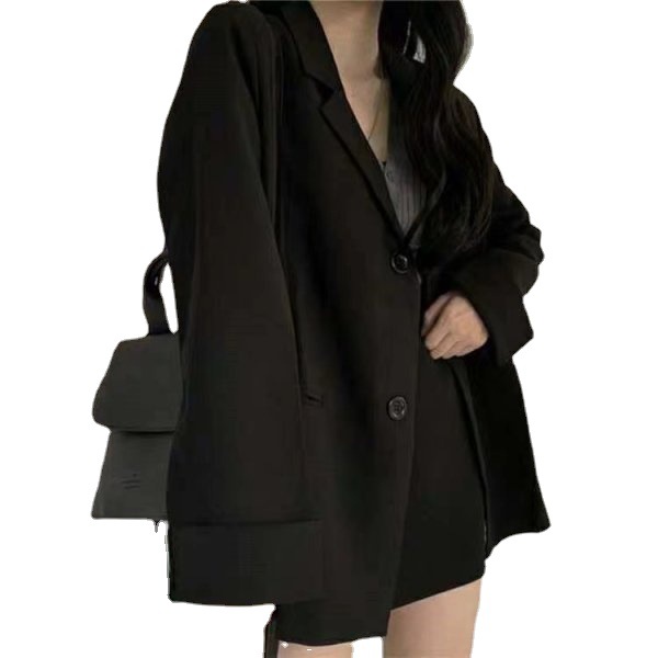 Picture of 2022 Early Autumn Thin Small Suit Jacket Women's Big East Gate Casual All-match Small Men Small Suit Black Jacket Trendy