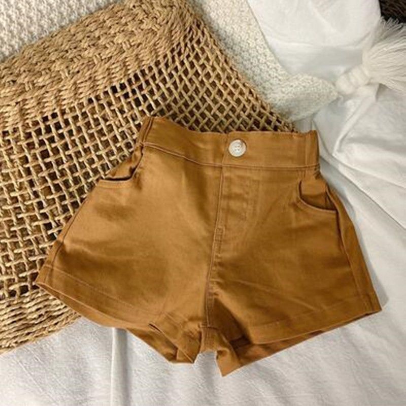 Picture of Children's Shorts, Summer Shorts for Boys and Girls, Korean Style Bud Pants, Baby Versatile Loose Wide-Leg Pants, Casual Pants for Outer Wear