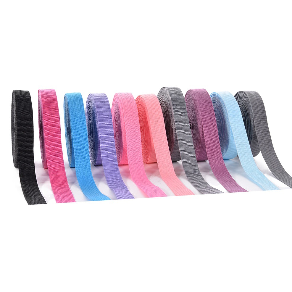 Factory sales polypropylene woven belt luggage backpack ribbon outdoor tent belt children's car ribbon handbag ribbon