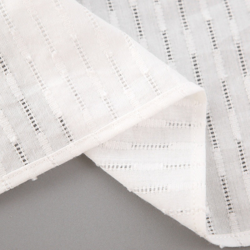 Picture of 2025 Amazon European and American Shirt Jacquard Bubble Sleeve Temperament Top Shorts Commuter Design Leisure suit