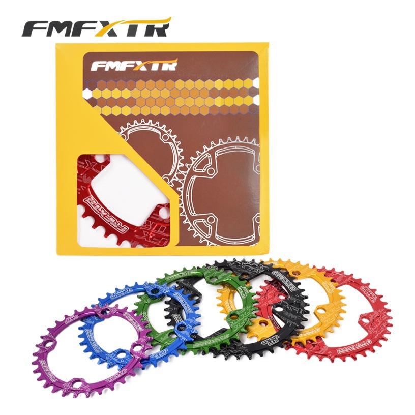 Bicycle positive and negative tooth disc 104bcd tooth disc 32/34/36/38/40t/42 Tooth Mountain bike disc single disc