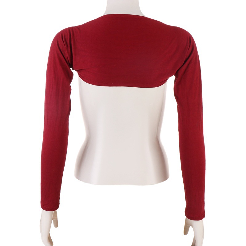 Cross-border new modal cotton base solid color shoulder sleeve anti-exposure women's hand sleeve Muslim