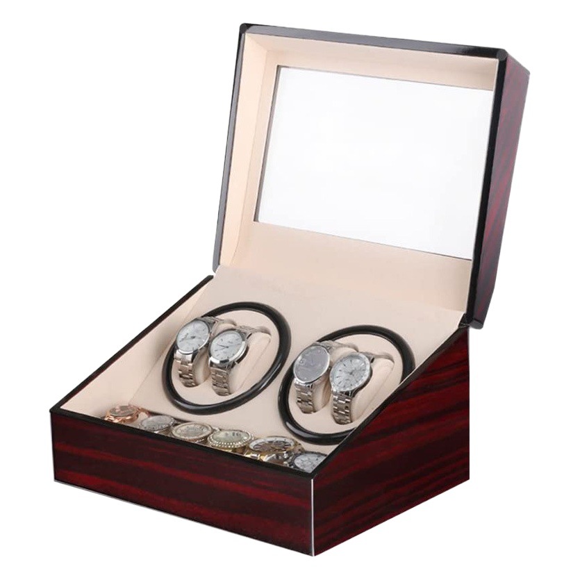 High-end Watch Storage Box Piano Baking Paint Automatic Wink Watch Box Shaker Automatic Mechanical Watch Rotator Household