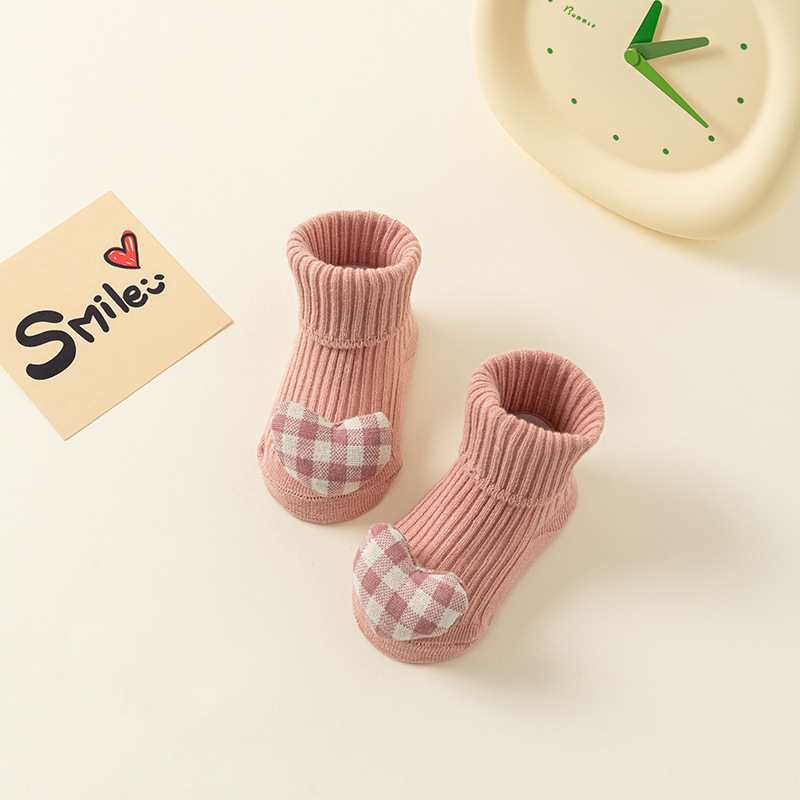 Picture of Newborn baby socks class a cotton spring and autumn non-slip boys and girls baby cartoon doll tube floor socks wholesale 1