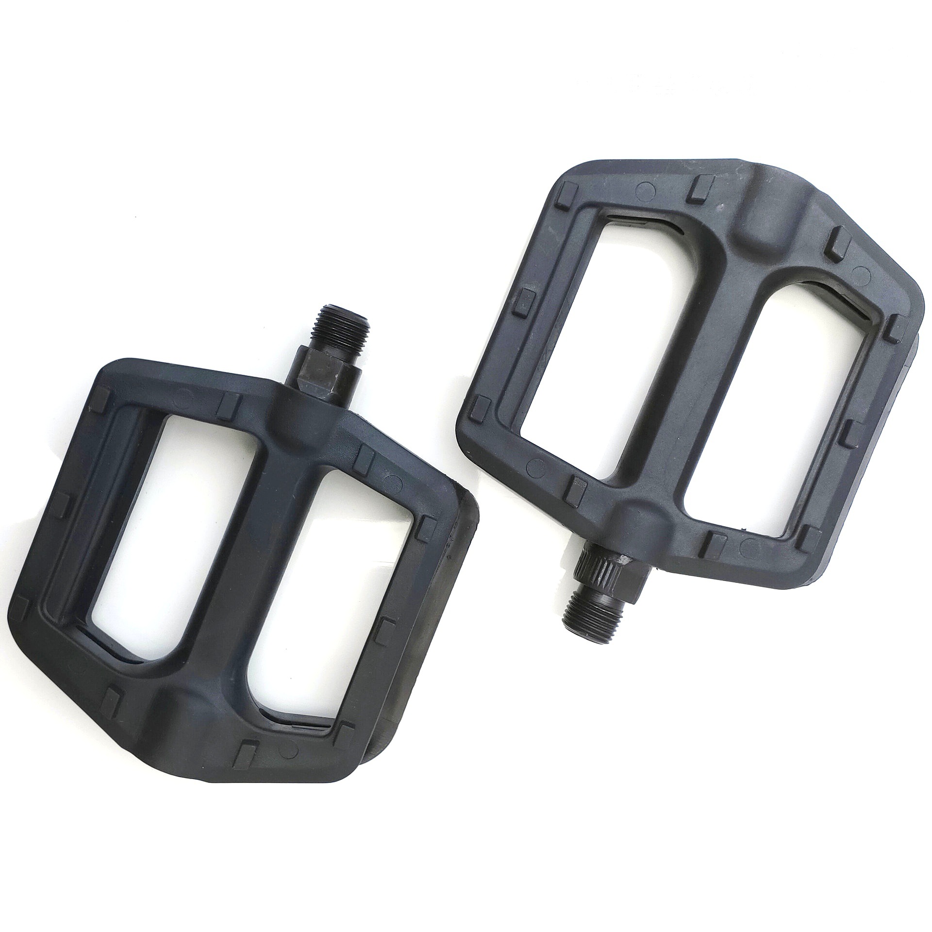 Mountain bike pedal/bicycle ball pedal/plastic double bead pedal wide pedal steel ball pedal plastic pedal