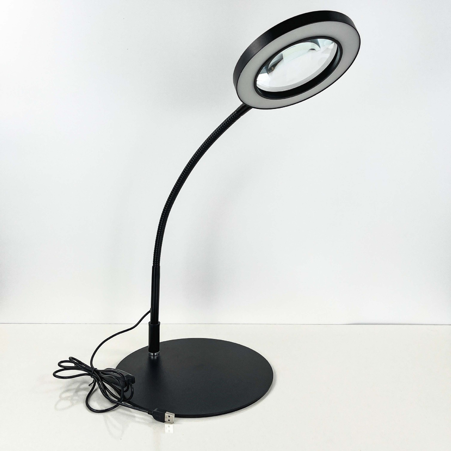 Magnifying glass table lamp aluminum clip tattoo lamp beauty makeup light eyebrow tattoo lip nail art eyelash lamp