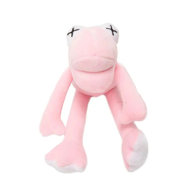 Picture of Stuffed Doll Long-Legged Frog Schoolbag Pendant Plush Pendant Bag Keychain Claw Machine Doll Plush Toy