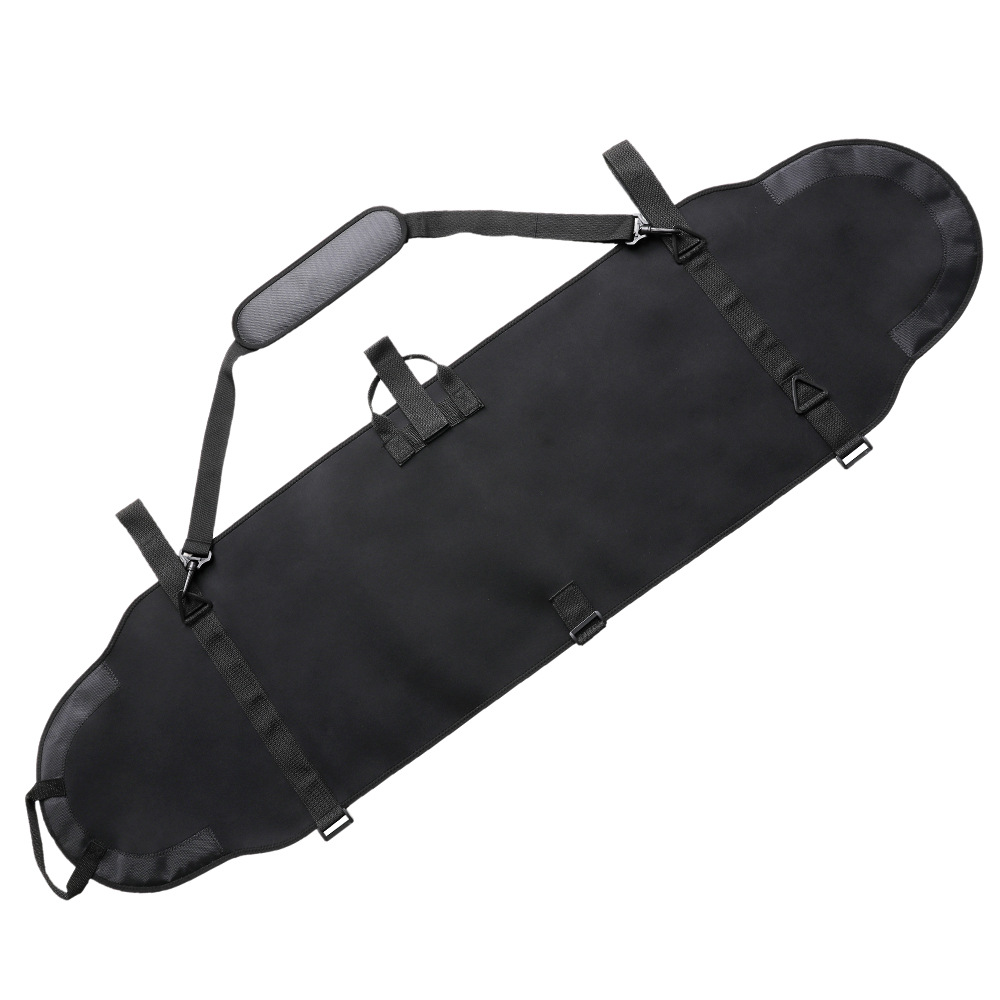 Picture of Ski board bag veneer dumpling skin single and double shoulder backpack hand-carrying skateboard storage thickened ski board cover waterproof moth-proof