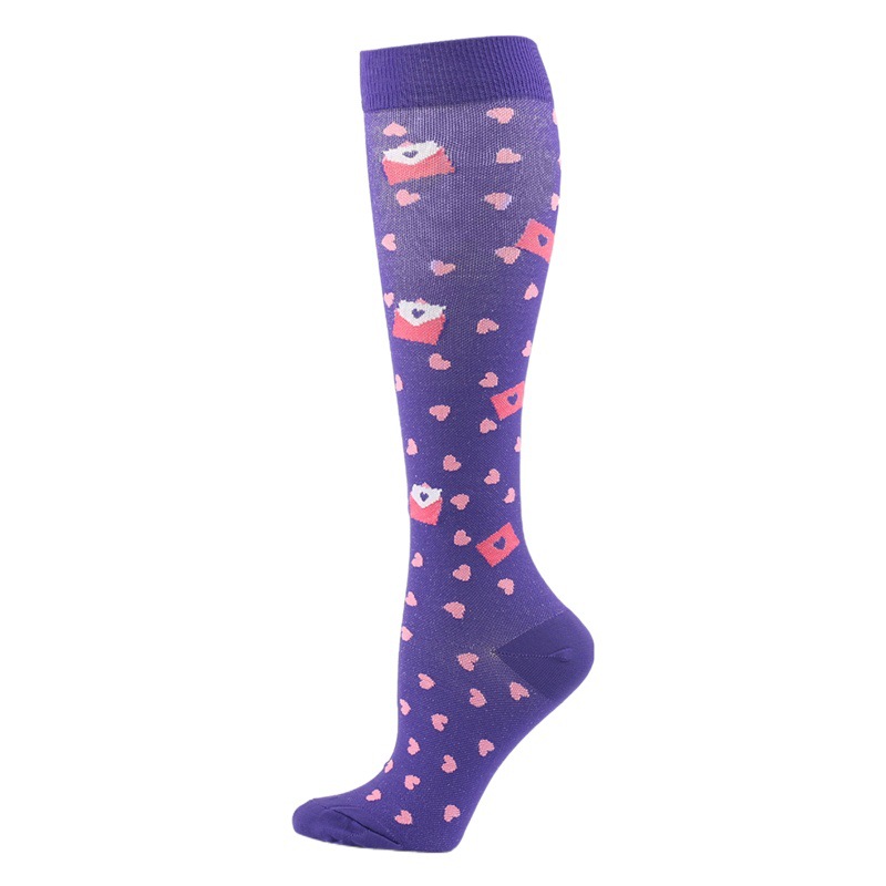 New Cross-Border Compression Socks, Pressure Calf Socks, Sports Long Running Socks, Nurse Socks, Elastic Leg Protection Pressure Socks
