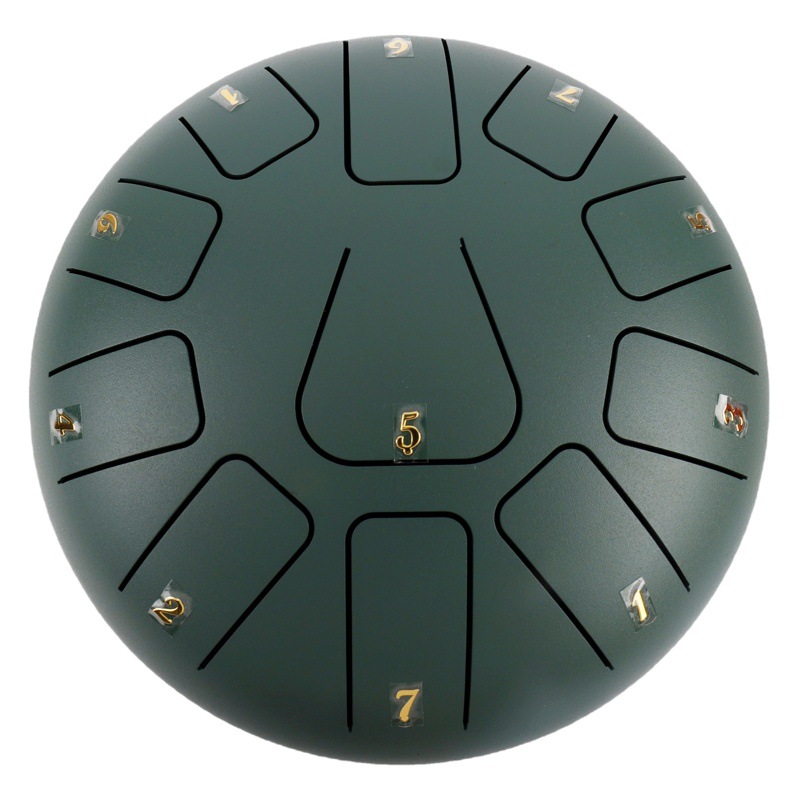8-Inch 11-Tone Ethereal Drum Sanskrit Drum Forget-You Drum Steel Tongue Drum Lotus Drum Infant Early Education Drum