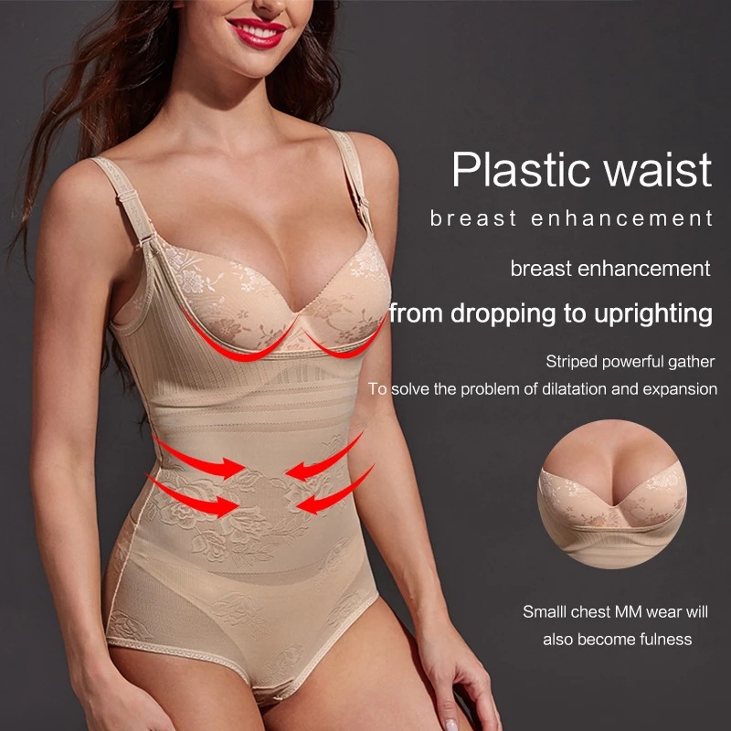 Factory Wholesale Cross-border Body Shaping Underwear Women's Abdominal Hip-lifting Comfortable Body Shaping Clothing Gather-up Paramilia One-piece Body Shaping Clothing