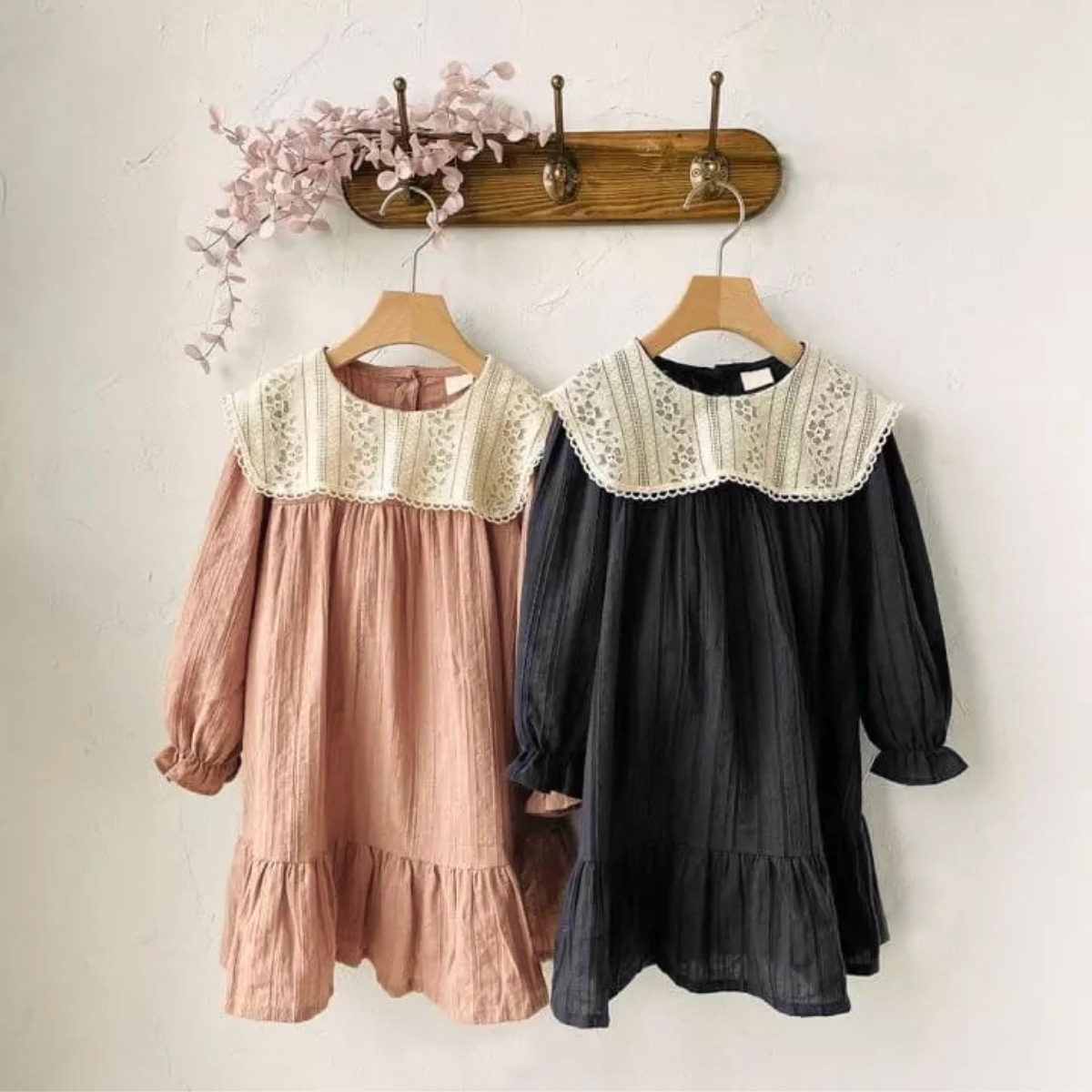 Girls Dress Autumn 2024 New Korean Style Children's Forest Style Princess Dress Spring and Autumn Baby Fashionable Dress