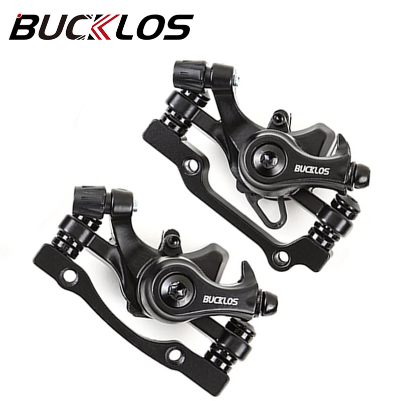 Mountain Bike Brake Caliper Aluminum Alloy Black Disc Brake Bicycle Accessories Cross-Border Straight Hair Brake Caliper