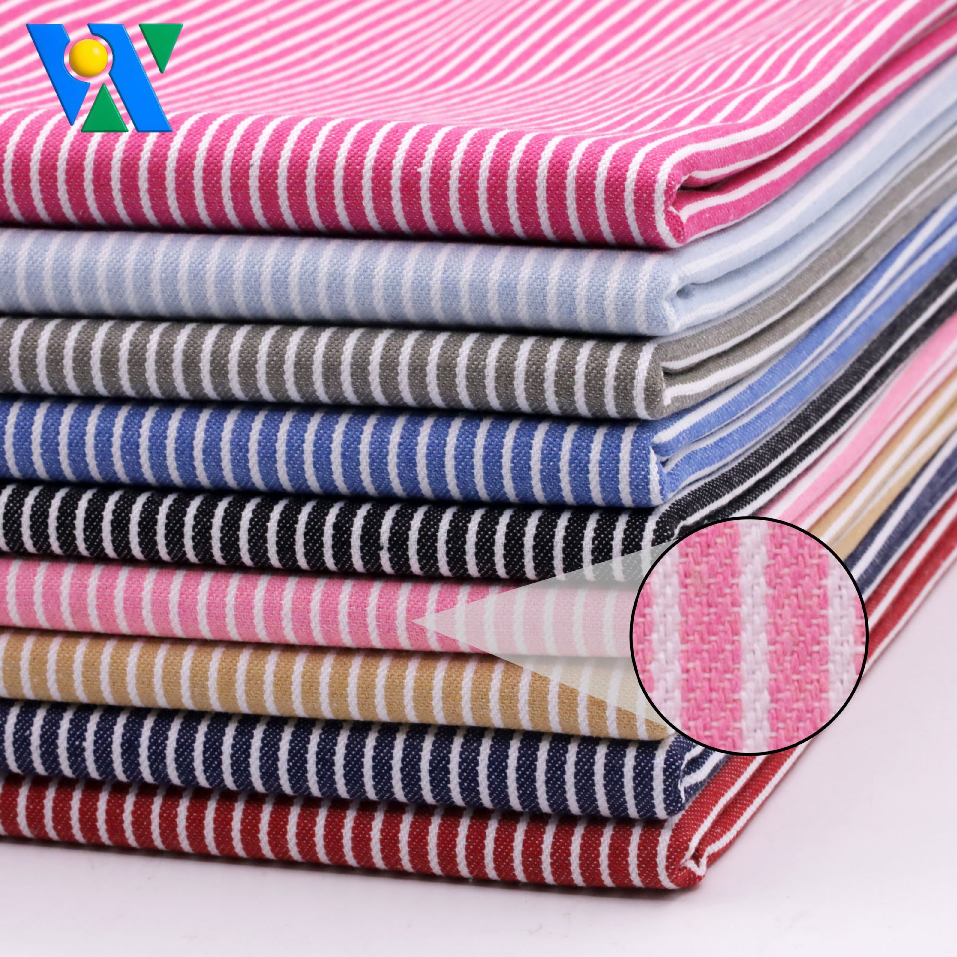 21 double-strand striped fabrics, non-elastic pants, jackets, clothing, home fabrics, coarse striped textures, woven fabrics