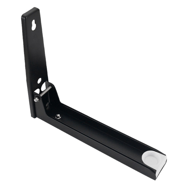 Foldable stainless steel microwave oven rack kitchen wall-mounted retractable microwave oven rack rack bracket