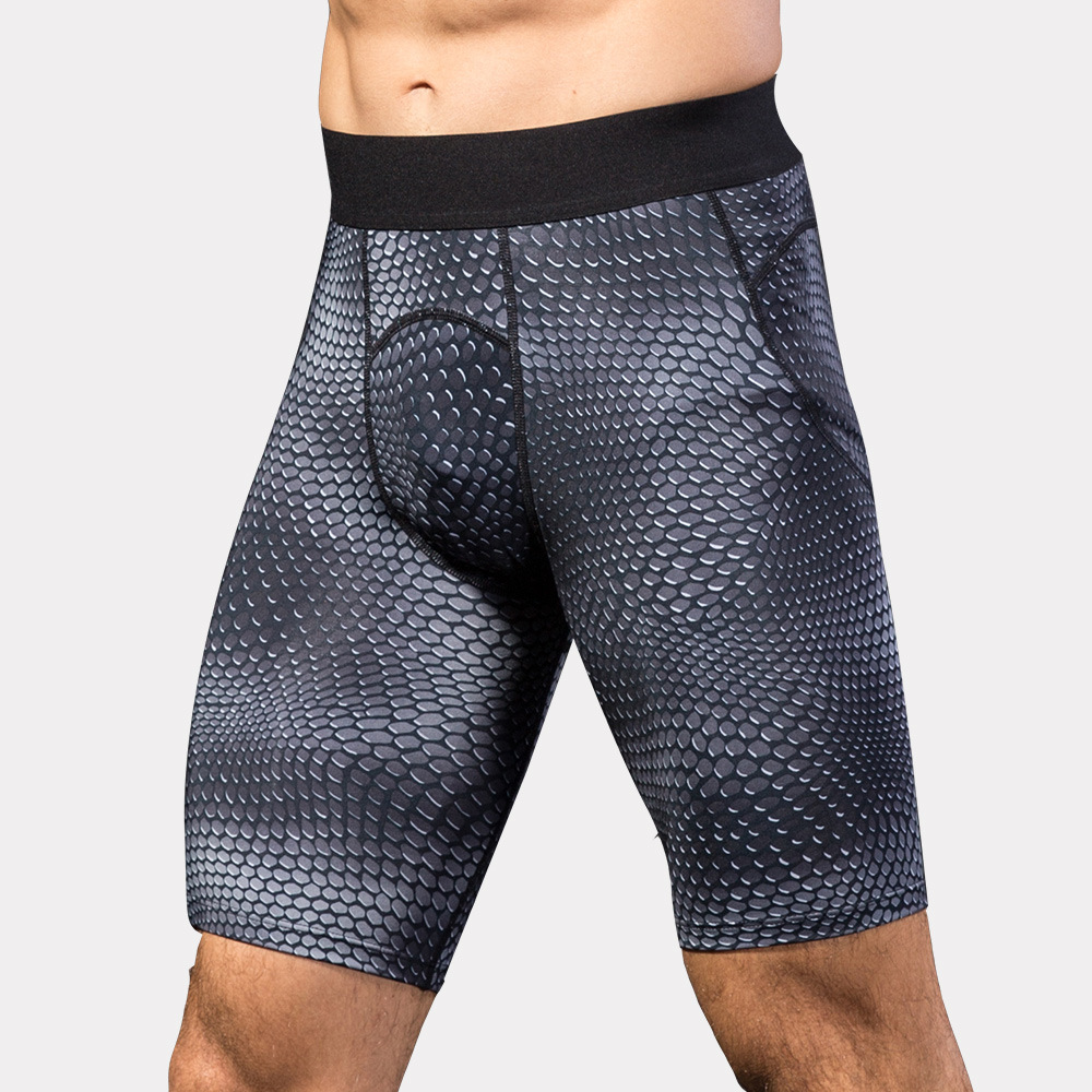 Picture of Men's 3D Printing Training Fitness Running Sports Pants Amazon Elastic Tight Quick-Drying Shorts 4005