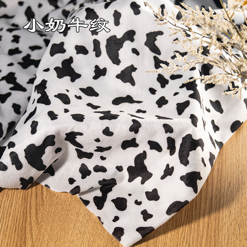 Picture of animal print short plush fabric tiger print leopard print zebra milk print fabric savage stage dress diy toy