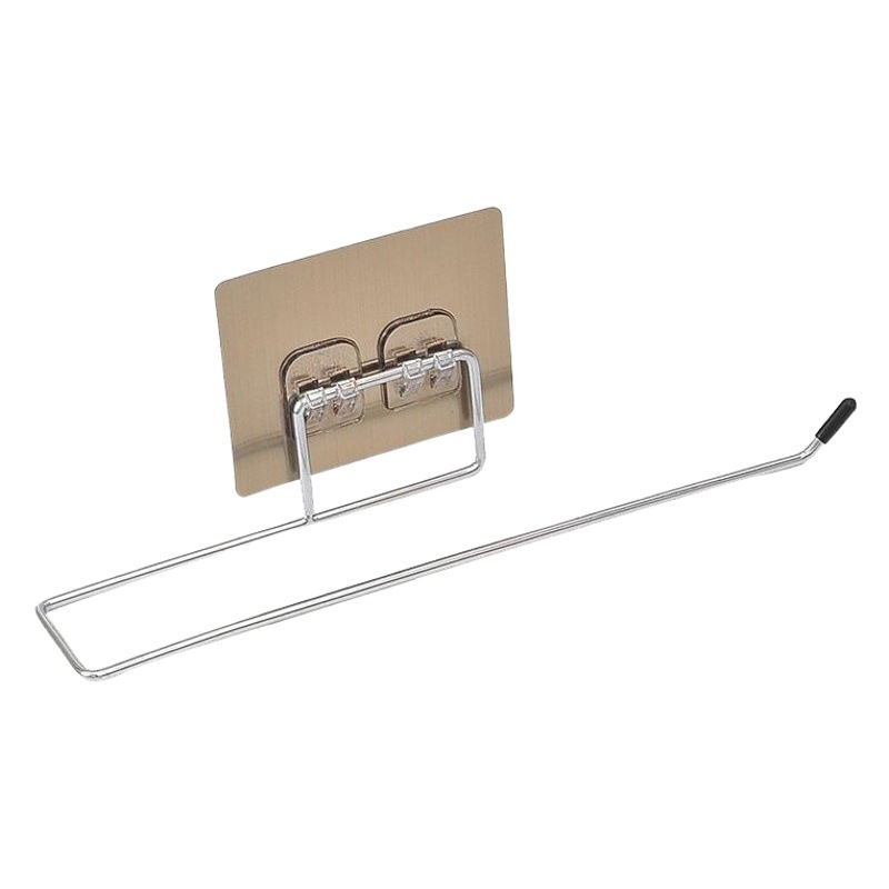 Punch-free disposable lazy rag rack dish cloth tissue holder kitchen rag holder rack roll paper hook