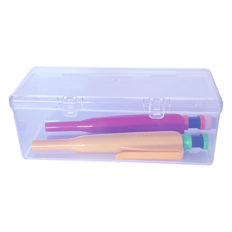 High transparent new plastic thickened PP plastic box rectangular covered storage packaging accessories box manufacturer in stock