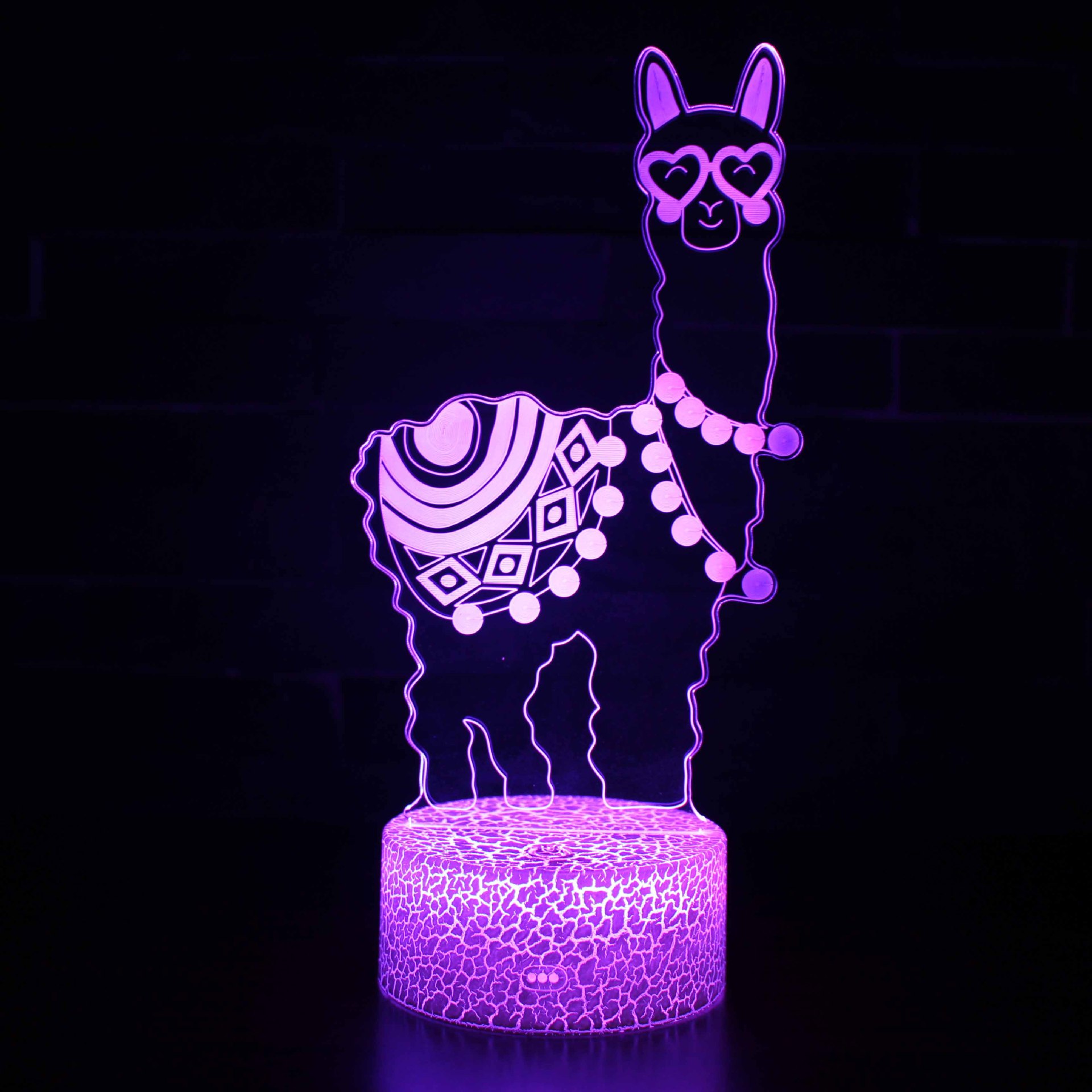 Picture of Kaixing Cross-border Exclusive Fortress Night Game Series 3D Nightlight LED Colorful Touch Remote Control Creative Table Lamp
