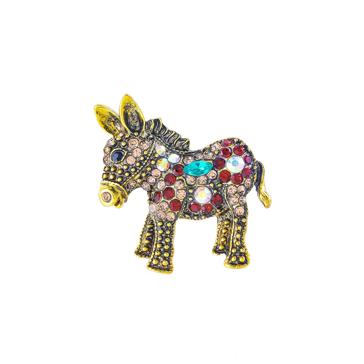 Picture of Europe and the United States cross-border new retro high-grade brooch diy creative fashion pin clothing accessories animal corsage factory straight