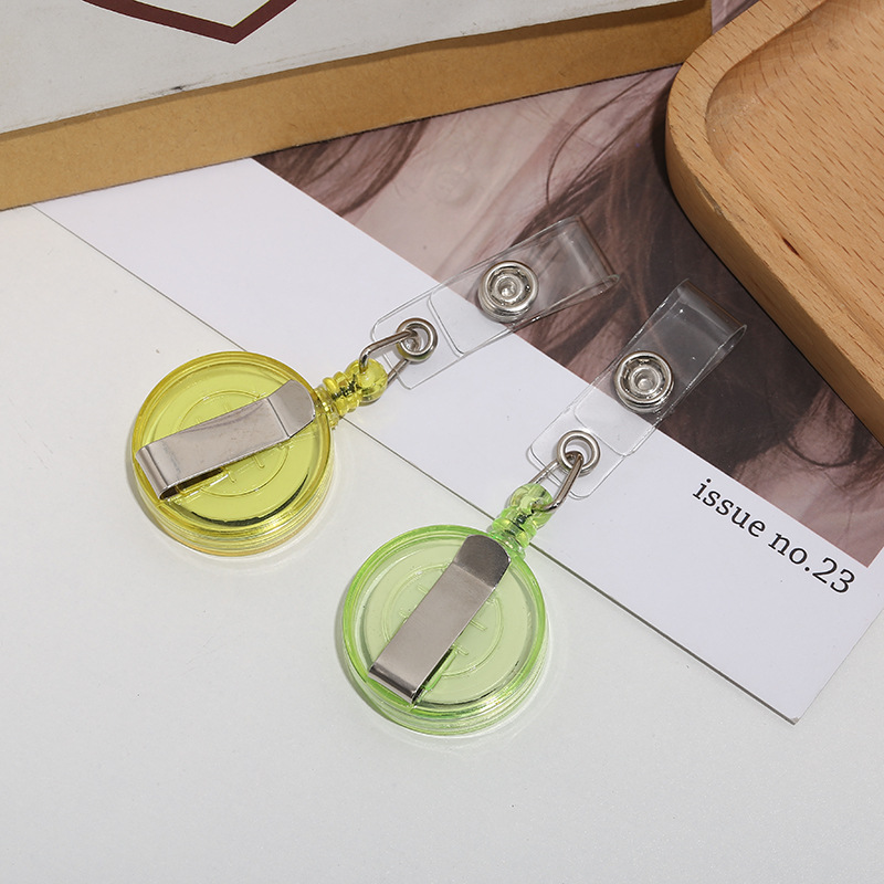 Picture of Transparent Easy Pull Buckle Outdoor Real Color Easy Pull Buckle Easy Pull Retractable Buckle Wire Puller ID Buckle