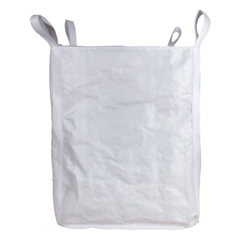 Cross bottom container bag hanging bag space bag White brand new ton bag bearing 2 ton cross bottom ton bag