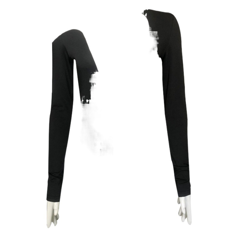 Cross-Border European and American 2025 New Women's Clothing Ins Fashion Sexy Hottie Deep V Mesh Splicing Long-Sleeved Jumpsuit Wholesale