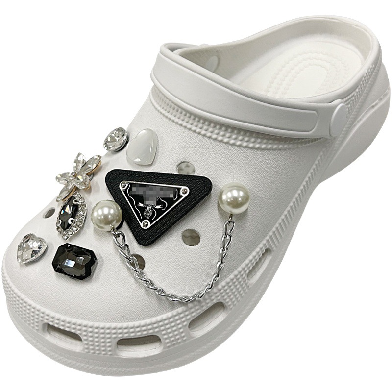[sticky good delivery] hole shoes accessories accessories shoe flower decorative buckle cross shoe buckle suit removable diy