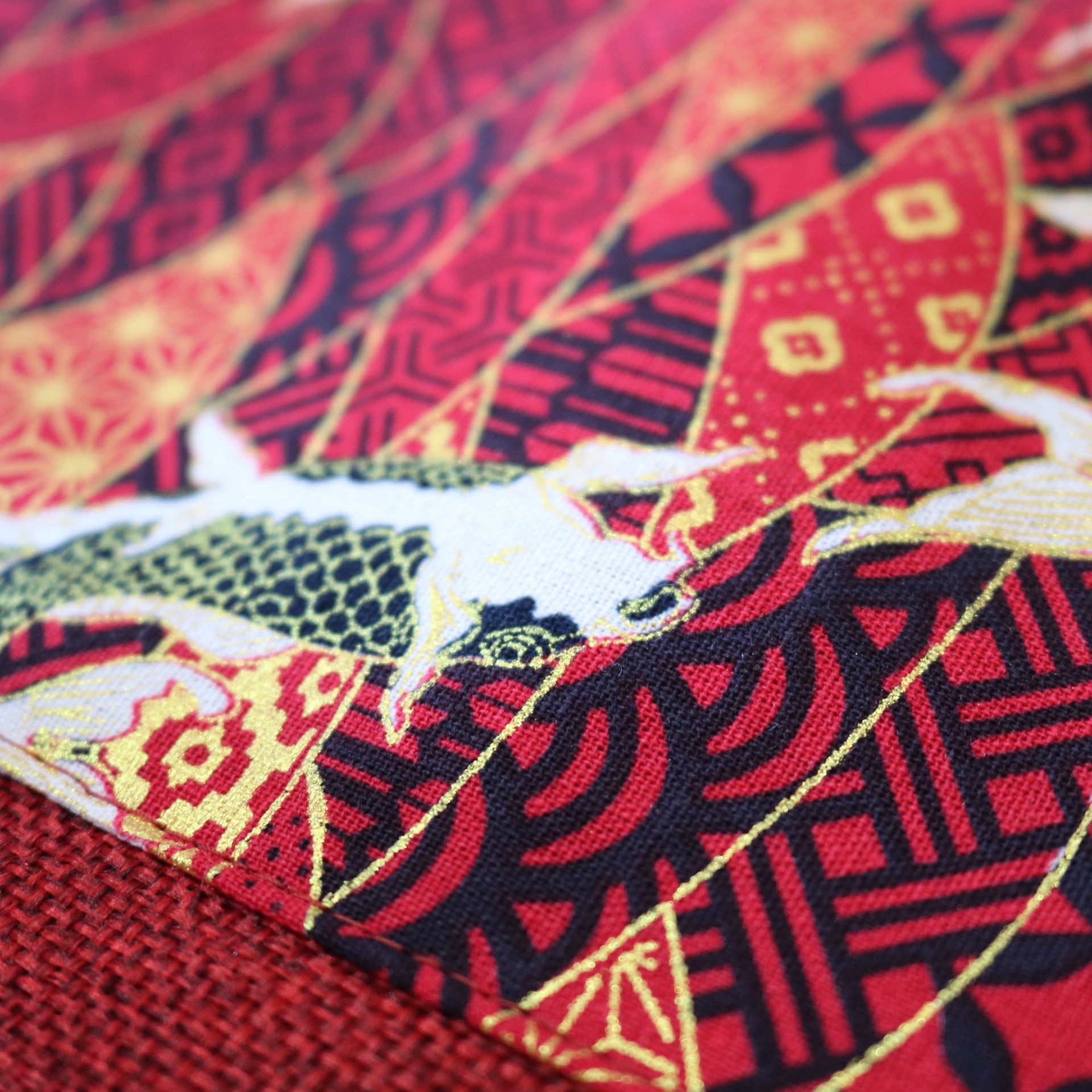Picture of Chinese Wedding Ceremony Wedding Table Fabric Tea Table Festive Red Table Flag New Year Chinese Style Cotton and Linen Vintage Long Towel