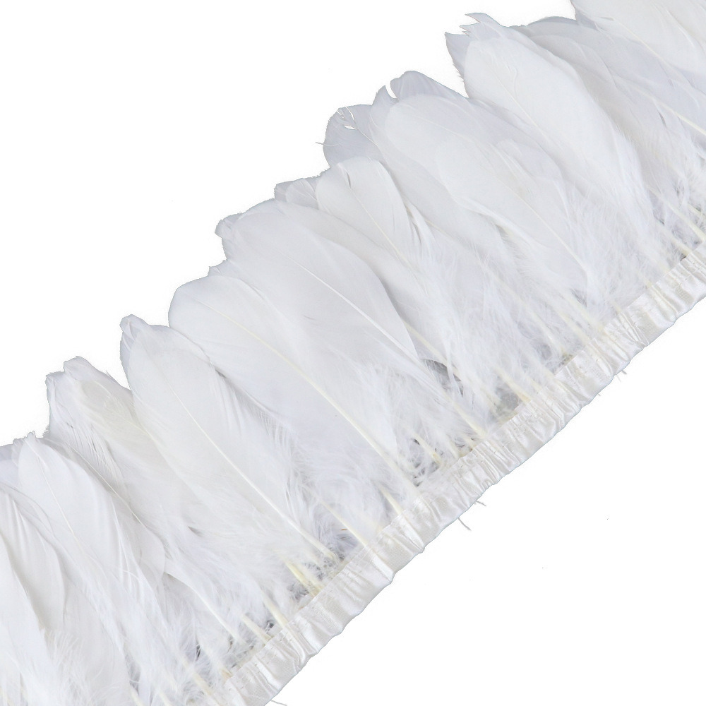 Picture of Goose feather large floating cloth belt/edge DIY handicraft accessories stage performance clothing accessories manufacturers in stock sales