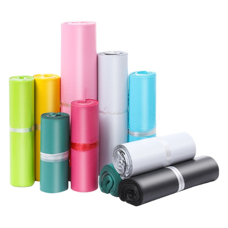 Express bag production wholesale thick color New Material Logistics clothing packing bag large e-commerce generation