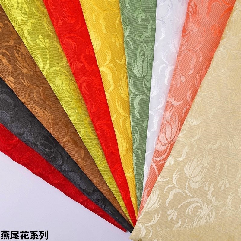 Chinese Style Dark Pattern Satin Swallowtail Jacquard Fabric Glossy Party Clothing Cosplay Han Dynasty Jacquard Fabric