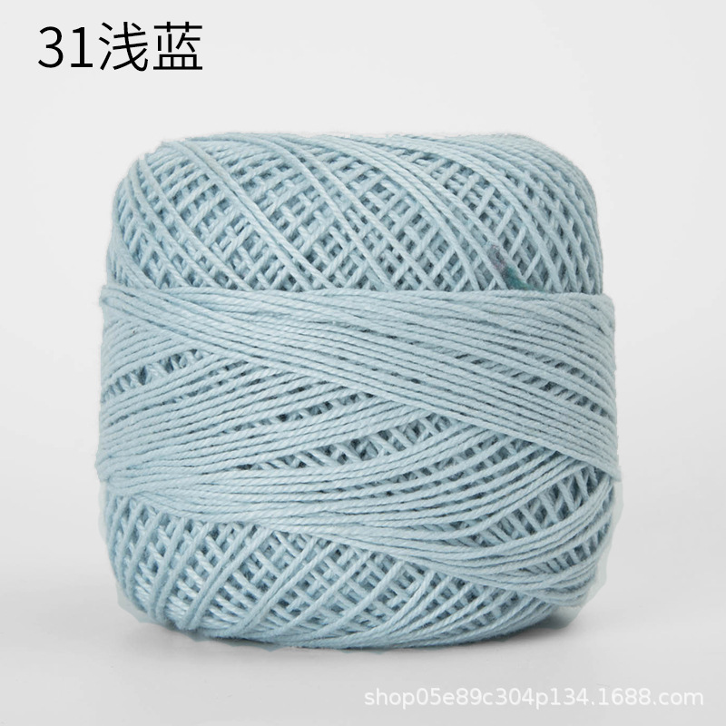 Picture of Color picking No. 3 lace thread wayuu hand-woven bag diy crochet summer cotton fine wool ball