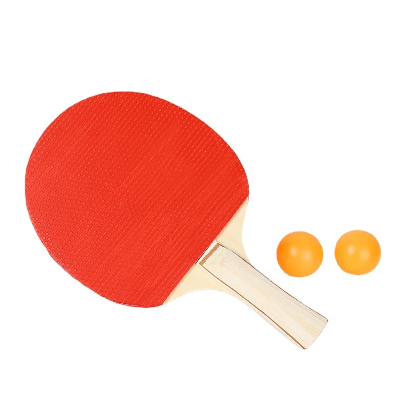 Shuhua 808C Table Tennis Racket Set 2 Pieces 3 Ball Set Color Handle Sporting Goods Wholesale for Beginners