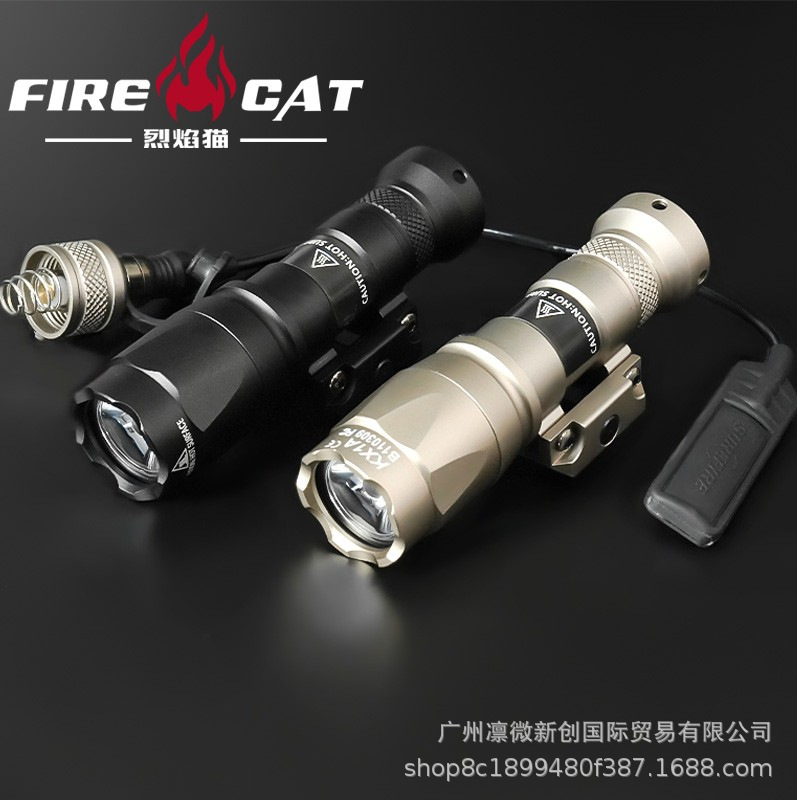 Tactical Flashlight M300C Strong Light Lighting LED Light Outdoor Flashlight M600 Aluminum Alloy Crown Head Long Bright Edition