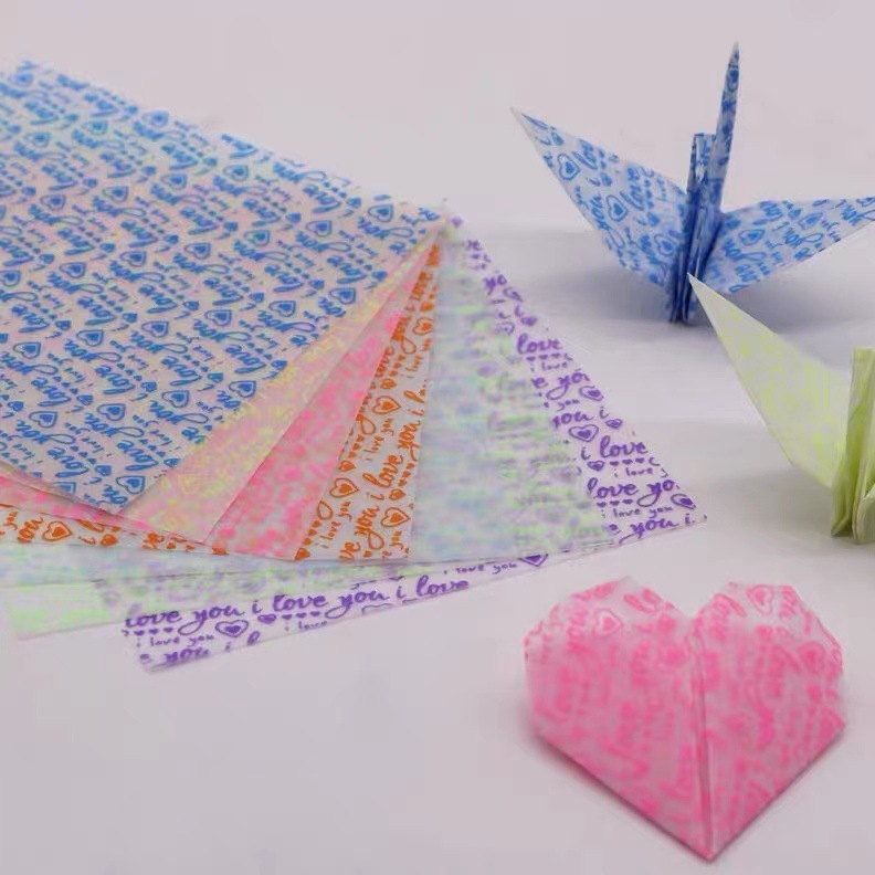 Picture of Luminous Twelve Constellations Starry Sky Paper Love Paper Crane Rose DIY Luminous Heart Origami Square Star Paper