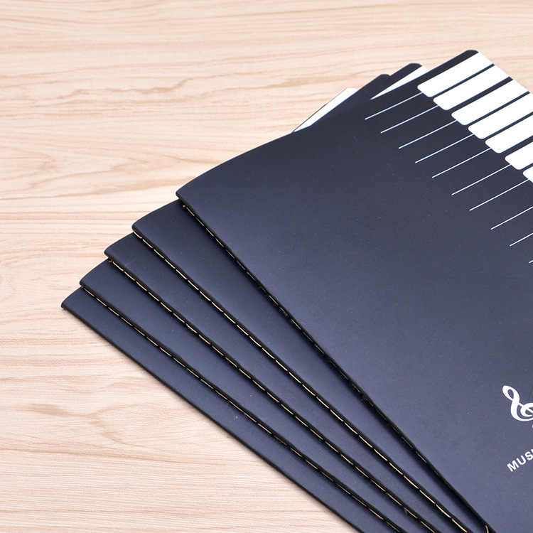 Picture of [A generation of hair] General staff notebook 16 open music score song book music exercise book musical instrument accessories